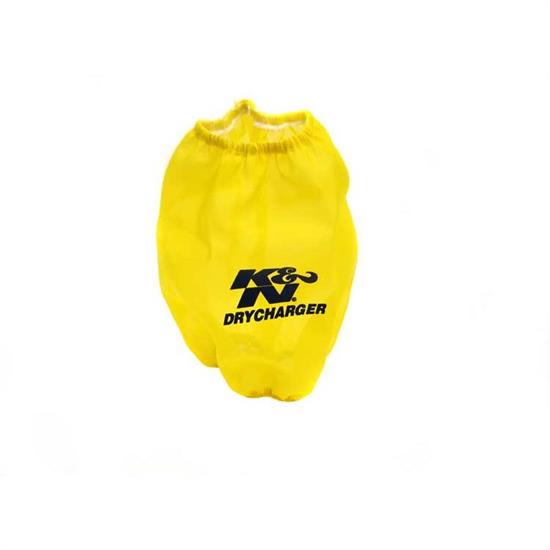K&N RF-1015DY DryCharger Air Filter Wrap, 7in Tall, Yellow