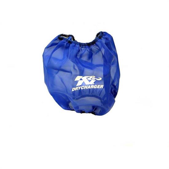 K&N RF-1017DL DryCharger Air Filter Wrap, 8in Tall, Blue
