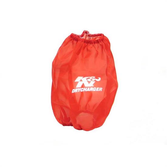 K&N RF-1020DR DryCharger Air Filter Wrap, 8in Tall, Red