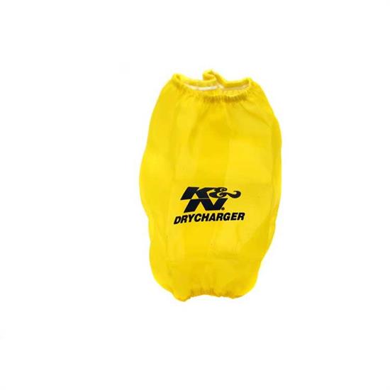 K&N RF-1020DY DryCharger Air Filter Wrap, 8.5in Tall, Yellow