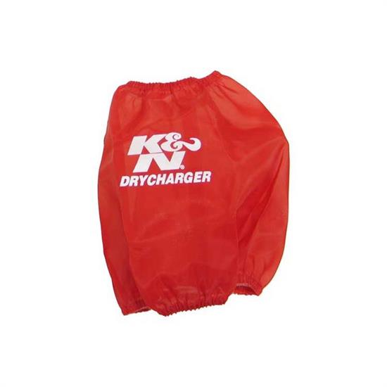 K&N RF-1023DR DryCharger Air Filter Wrap, 6in Tall, Red