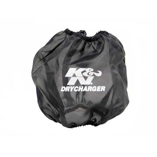 K&N RF-1024DK DryCharger Air Filter Wrap, 10in Tall, Black
