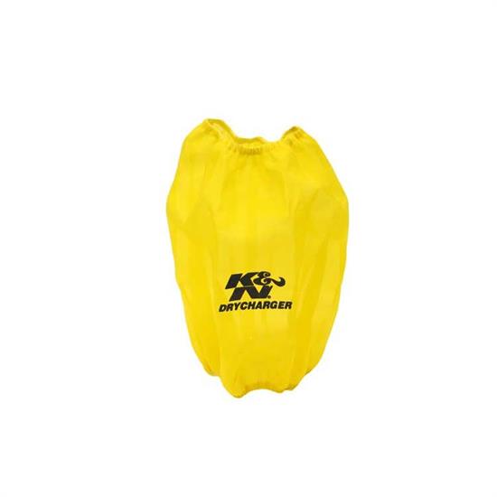 K&N RF-1024DY DryCharger Air Filter Wrap, 10in Tall, Yellow