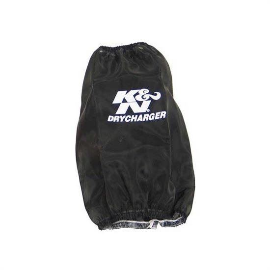 K&N RF-1026DK DryCharger Air Filter Wrap, 11in Tall, Black