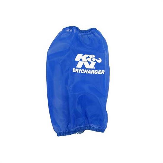 K&N RF-1027DL DryCharger Air Filter Wrap, 8in Tall, Blue