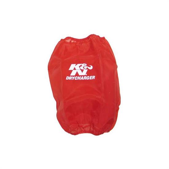 K&N RF-1027DR DryCharger Air Filter Wrap, 8in Tall, Red
