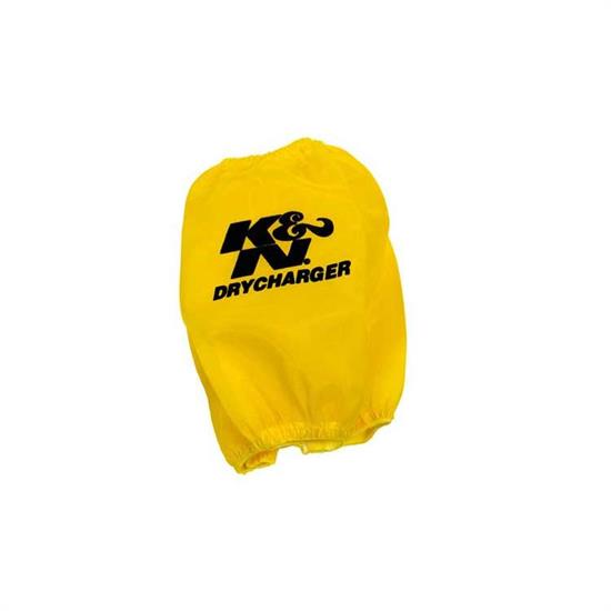 K&N RF-1027DY DryCharger Air Filter Wrap, 8in Tall, Yellow