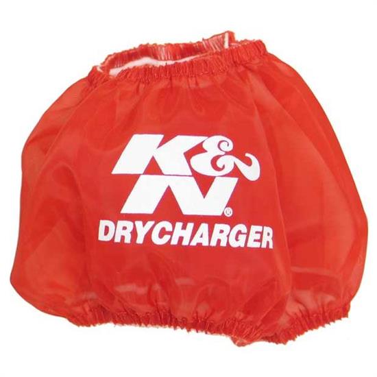 K&N RF-1028DR DryCharger Air Filter Wrap, 3in Tall, Red