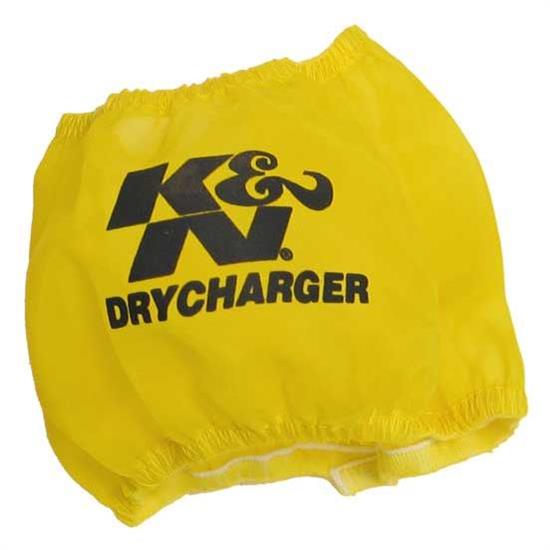 K&N RF-1028DY DryCharger Air Filter Wrap, 3in Tall, Yellow
