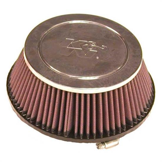 K&N RF-1028 Air Filter, 3in Tall, Round Tapered