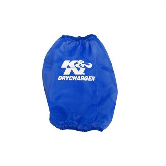 K&N RF-1029DL DryCharger Air Filter Wrap, 7in Tall, Blue