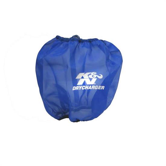K&N RF-1034DL DryCharger Air Filter Wrap, 7.5in Tall, Blue