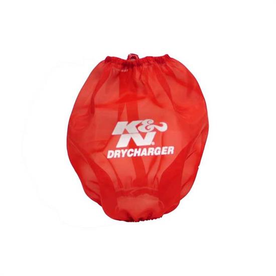 K&N RF-1037DR DryCharger Air Filter Wrap, 6.5in Tall, Red