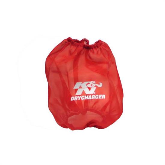 K&N RF-1041DR DryCharger Air Filter Wrap, 7.5in Tall, Red