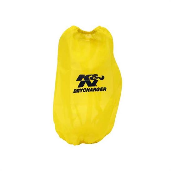 K&N RF-1041DY DryCharger Air Filter Wrap, 7.5in Tall, Yellow