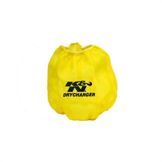 K&N RF-1042DY DryCharger Air Filter Wrap, 6.5in Tall, Yellow