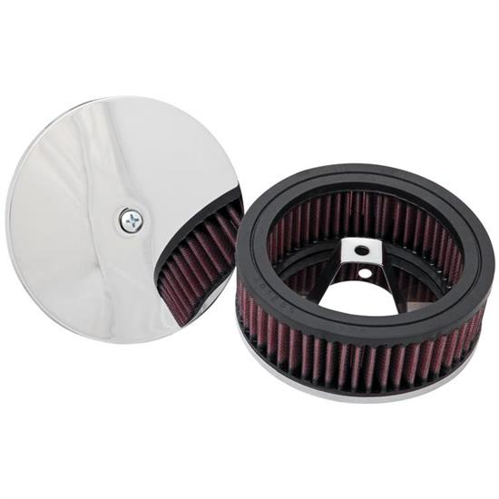K&N RK-3201 RK Series Intake, Harley Davidson, 2in Tall, Red, Round