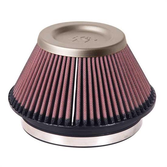 K&N RT-4600 Air Filter - Titanium Top, 4in Tall, Round Tapered