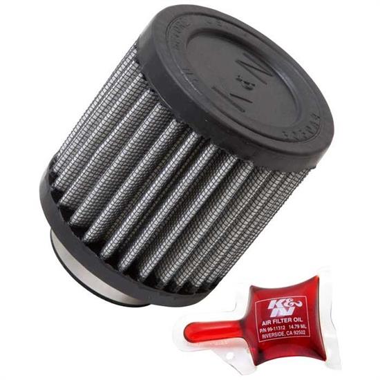 K&N RU-0155 Performance Air Filters, 3in Tall, Round Straight