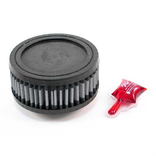 K&N RU-0370 Performance Air Filters, 2in Tall, Round