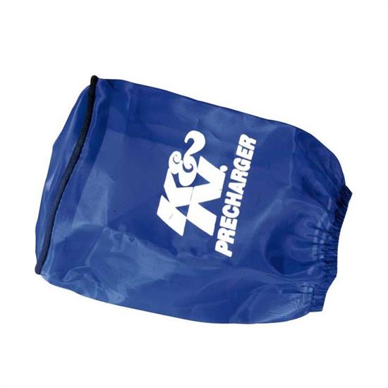 K&N RU-0510PL PreCharger Air Filter Wrap, 5in Tall, Blue