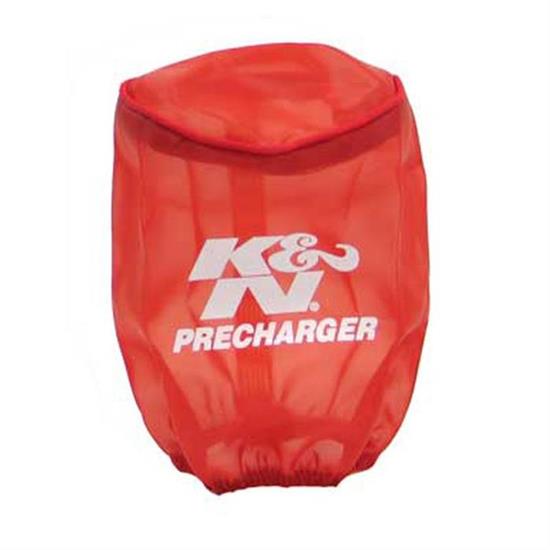 K&N RU-0510PR PreCharger Air Filter Wrap, 5in Tall, Red