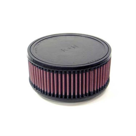 K&N RU-0980 Performance Air Filters, 3in Tall, Round