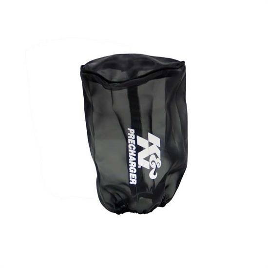K&N RU-1240PK PreCharger Air Filter Wrap, 7in Tall, Black
