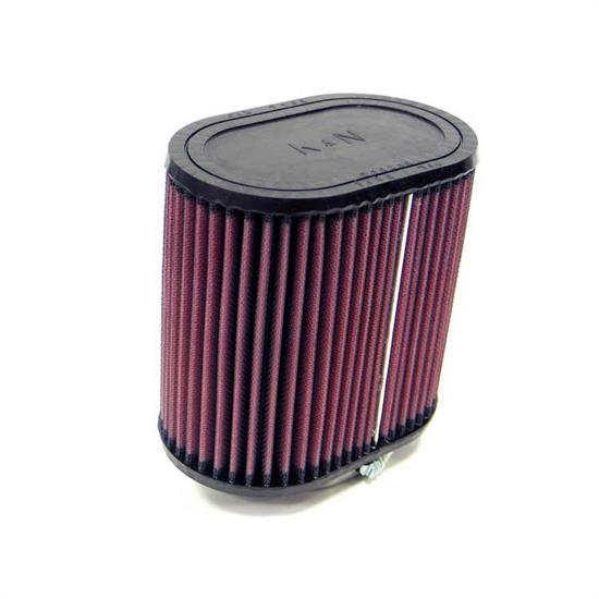 K&N RU-1360 Performance Air Filters, 6in Tall, Oval