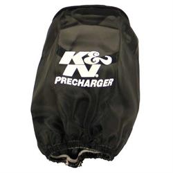 K&N RU-1470PK PreCharger Air Filter Wrap, 6in Tall, Black