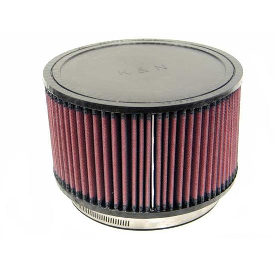 K&N RU-1850 Performance Air Filters, 4.5in Tall, Round