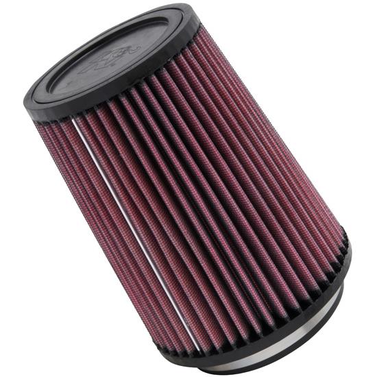 K&N RU-2590 Performance Air Filters, 7in Tall, Round Tapered