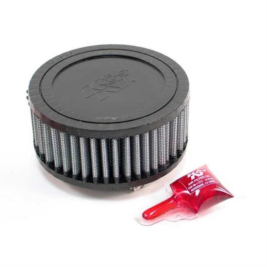 K&N RU-2630 Performance Air Filters, 2in Tall, Round