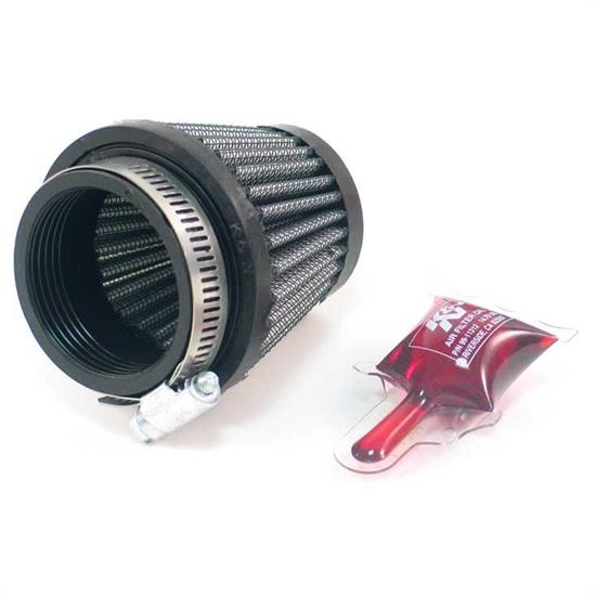 K&N RU-2660 Performance Air Filters, 2.5in Tall, Round Tapered