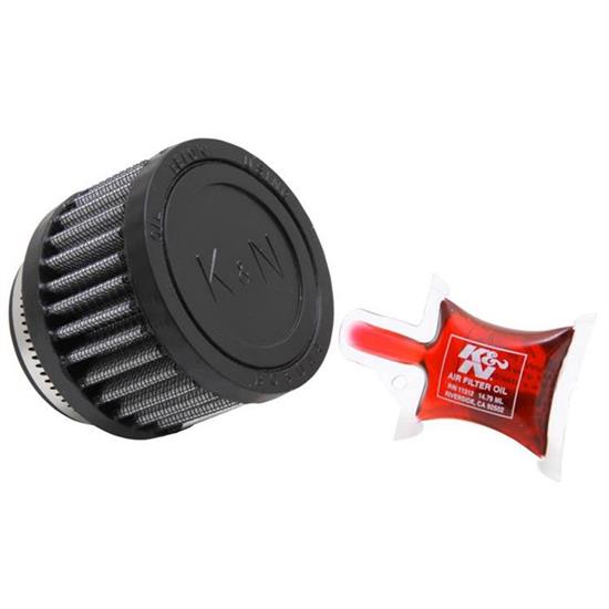 K&N RU-2700 Performance Air Filters, 2in Tall, Round