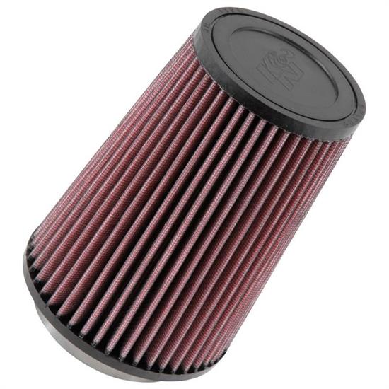 K&N RU-2710 Performance Air Filters, 6.5in Tall, Round Tapered