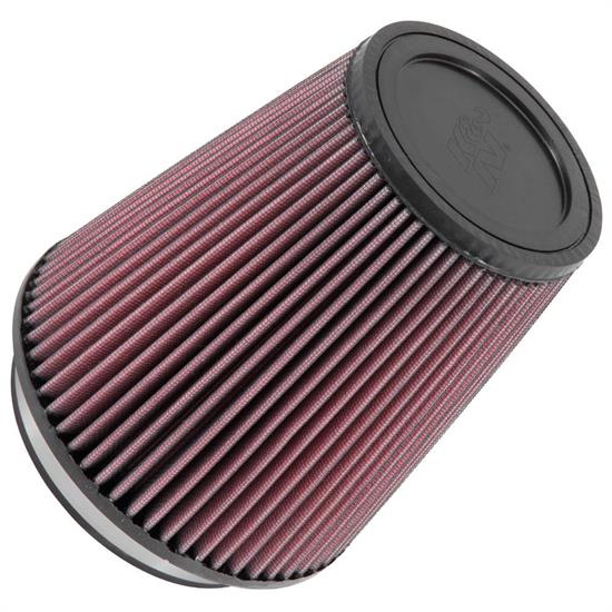 K&N RU-2800 Performance Air Filters, 7in Tall, Round Tapered