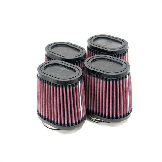 K&N RU-2814 Performance Air Filters, 4in Tall, Oval Straight