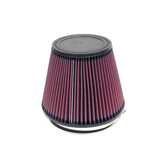 K&N RU-3100 Performance Air Filters, 6in Tall, Round Tapered