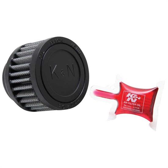 K&N RU-3350 Performance Air Filters, 2in Tall, Round Straight