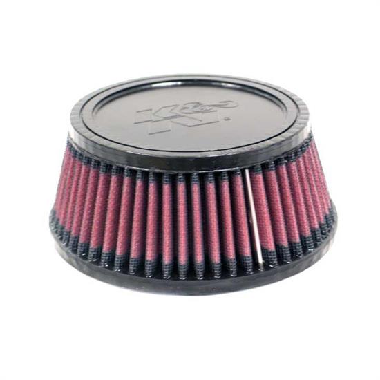 K&N RU-3390 Performance Air Filters, 2.625in Tall, Round Tapered