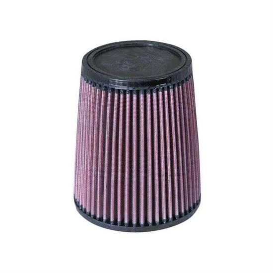 K&N RU-3610 Performance Air Filters, 7in Tall, Round Tapered