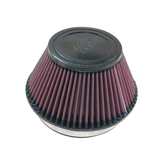 K&N RU-4600 Performance Air Filters, 4in Tall, Round Tapered