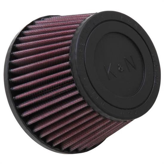 K&N RU-9160 Powersports Air Filter, 3.438in Tall, Round Tapered