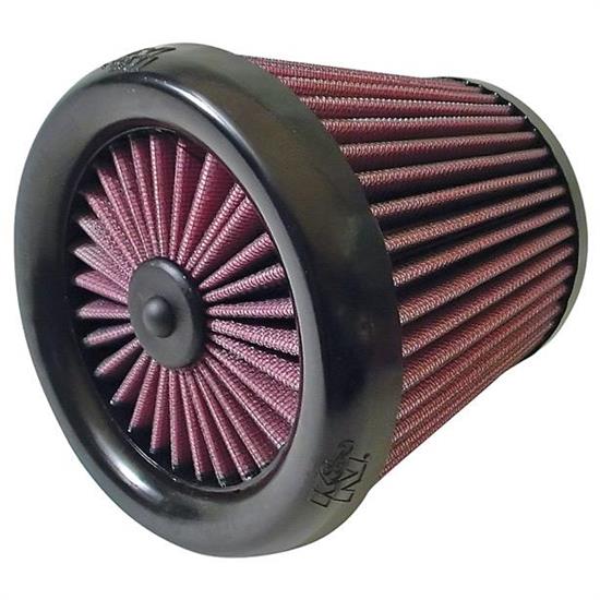 K&N RX-3810-1 X-Stream Clamp-On Air Filter, 6.125 Tall, Round Tapered