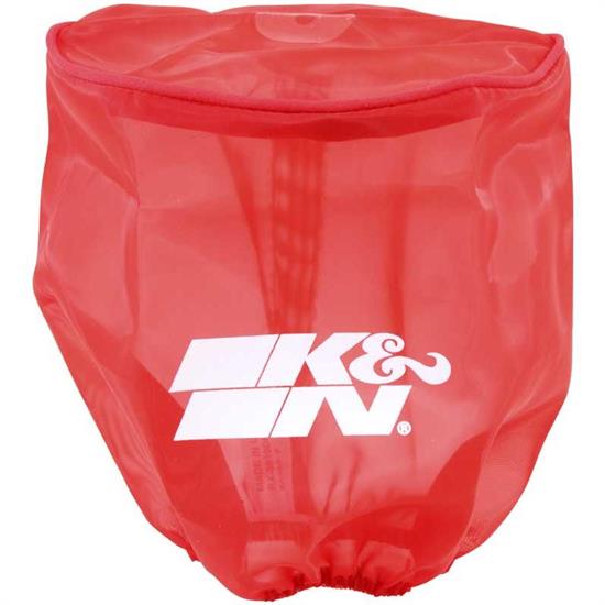 K&N RX-3810DR DryCharger Air Filter Wrap, 6.125in Tall, Red