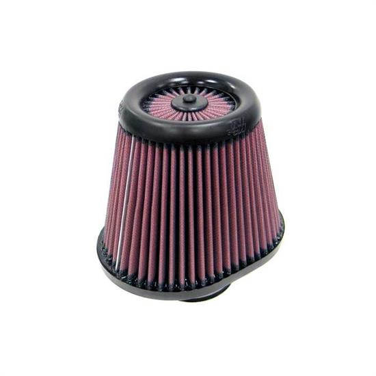 K&N RX-4750 X-Stream Clamp-On Air Filter, 6.5in Tall, Oval Straight