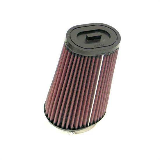 K&N SN-2560 Powersports Air Filter, 7in Tall, Oval Straight
