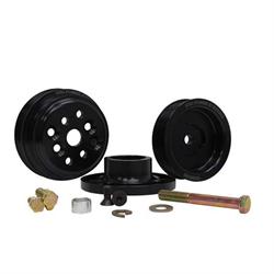 KRC Power Steering KRC36401500 Pro Series Serpentine Pully Kit, SBC