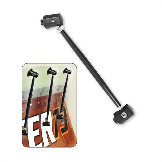 Longacre® 52-23758 Aluminum Support Rod, Black, 8 Inch, Each